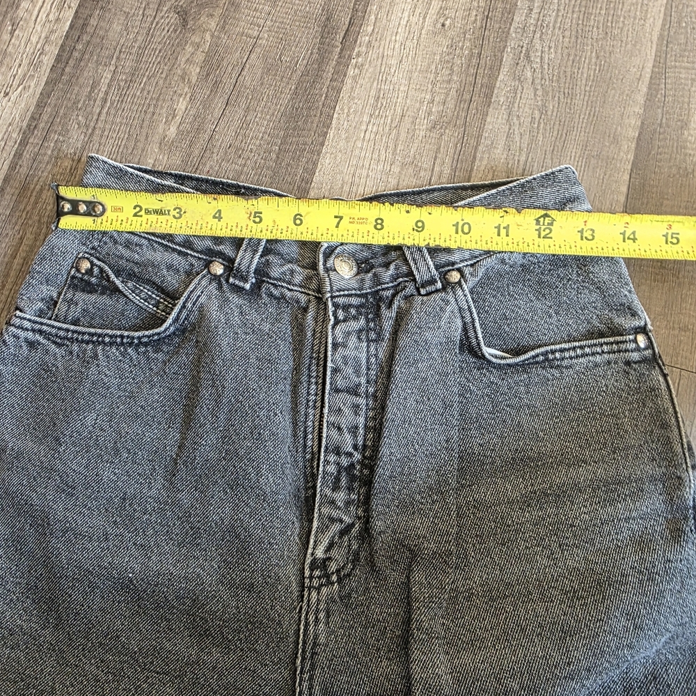 LEVIS VINTAGE 90s 80s Rock Bombshell Mom Jeans Grey Wash 550 Authentic - Picture 7 of 15
